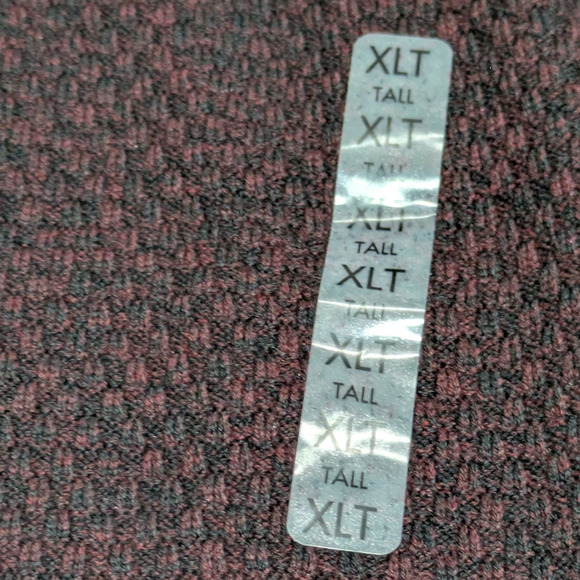 Men's Roundtree & Yorke - Big Man - Size XLT 1/4 Zip Sweater Vest - Burgandy-NWT - Picture 6 of 7